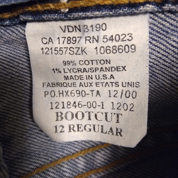 Y2K GAP Bootcut High Rise Mom Jeans, Size: 12. - Picture 3 of 16
